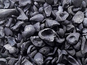 Carbonised kernel shell - Station One  - Nigeria