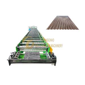 Corrugated Roll Forming Machine Colored Steel 380V Electric Delta PLC 1Y MOQ100 - BOTOU ZHONGCHAO INTERNATIONAL TRADE CO., LTD. - China