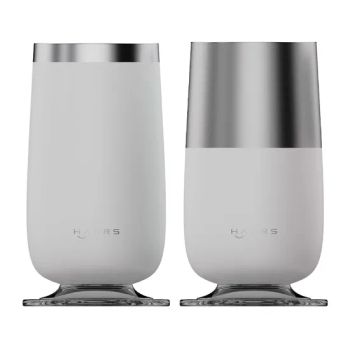 Haers Stemless Rose Gold Wine Tumbler Champagne Cola Stainless Insulation Shaped Cup - Zhejiang Haers Vacuum Containers Co., Ltd. - China