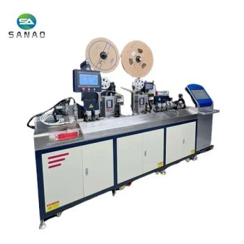 Automatic Wire Crimping and Shrink Tube Marking Inserting Machine Equipped with Laser Coding Function - Suzhou Sanao Electronic Equipment Co., Ltd. - China