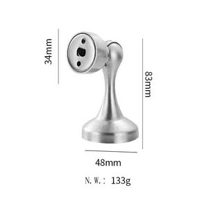 Stainless Steel Door Stopper Anti-Theft Door Strong Magnetic Silent Door Stop (2mm clip magnet) - Shenzhen Xin Sheng Long Co., Ltd - China