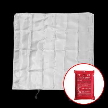 1m X 1m Flame Retardant Safety Fireproof Fiberglass Emergency UK Approved Fire Blankets for Home Kitchen - Shandong Yanxin Environmental Protection Technology Co., Ltd - China