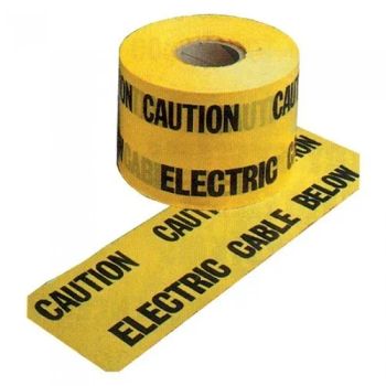 Custom Printing Caution Electrice Yellow PE Tapes Origin Xiamen Trademark xls Style Roll style Color Customized Customized - XIAMEN XINLISHENG I/E CO.,LTD - China