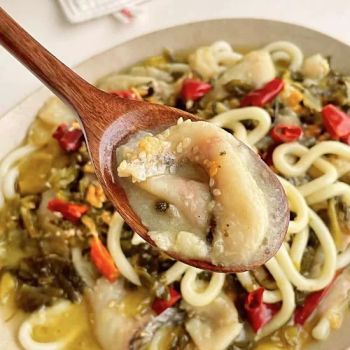 Factory OEM Healthy Low Calorie Delicious Sauerkraut Fish Ball Udon Noodles Shelf Life 12 Month - Ningbo DAKE Food Technology Co., Ltd. - China