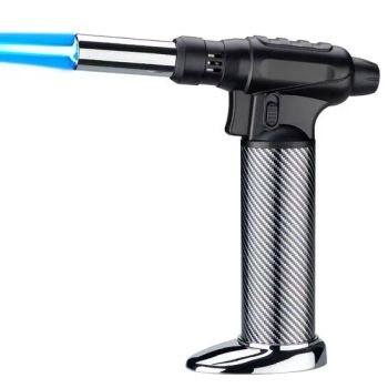 Windproof Metal Jet Butane Torch Lighters Jet Flame Custom Food Cigarette Torch Lighter Wholesale for Cigar Kitchen BBQ - Hangzhou Longwin Industry Limited - China