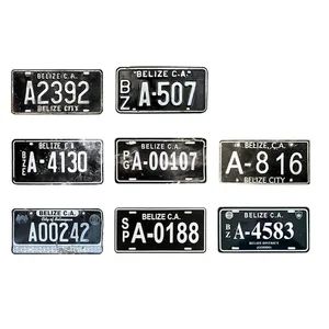 Factory Direct License Plates of Belize for Vehicles - Zhejiang Shengye Traffic Sign Co., Ltd - China