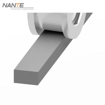 Progressive Technology Strict Mechanical Steel Coil Design Flat Bar Crane Rail - Shaoxing Nante Crane Equipment Co., Ltd. - China