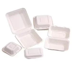 Disposable Sugarcane Bagasse Biodegradable Lunch Box Weight 30g Origin China Model NO. LC-502 HS Code 4823691000 Transport Package - Ningbo Multi Channel Co., Ltd. - China