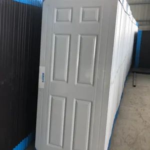 Kuchuan 6-Panel White Primed Metal Doors American Steel Door - Shandong Guanteng Steel Plate Co., Ltd - China