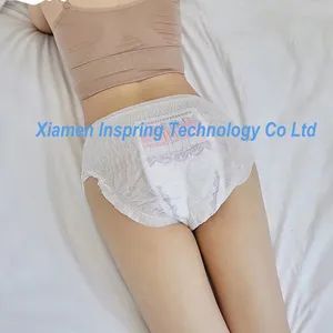 High Waist Disposable Printed Overnight Menstrual Pants Underwear Sanitary Pads Woman Napkin - XIAMEN INSPRING TECHNOLOGY CO., LTD - China