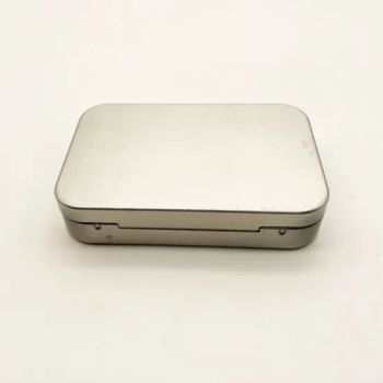 Factory Supply Wholesale Ready to Ship Child Resistant Open Metal Tin Jar Custom Metal Tin Box Cookies Tin Metal Box 88X58X18mm - Hefei Wisdom Technology LLC. - China