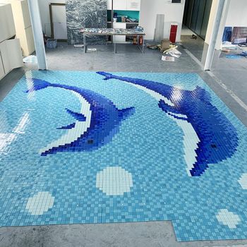 Custom Swimming Pool Mosaic Murals & Glass Mosaic Art from Budget Mosaics Custom Swimming Pool Mosaic Murals & Glass Mosaic Art - Budget Mosaics - China