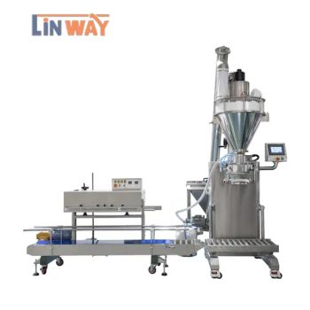Smart Semi-Auto 5-15kg Powder Big Bag Auger Filling Sealing Packer Line - LINWAY INTERNATIONAL LIMITED - China