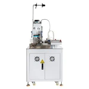 Cloth Covered Wire Hot Stripping & Single-Head Crimping Machine Braided Wire Heating Stripping One End Crimp Machine Cable Cutter Stripper Crimper Machine - Suzhou Crown Electronic Technology Co., Ltd. - China