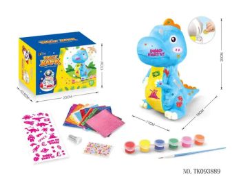 Cheap Other Educational Painting Kit Arts Crafts Animal Spotted Stickers Colorful Painted Money Coin Piggy Bank Gifts Toys - Shantou Twinkle Toys Co.,Ltd. - China