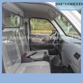 High Quality Light Duty Mini General Cargo Truck Seats ≤5 Origin China Condition New Power Gasoline Trademark JSIE Drive Wheel - Xiamen Justsun Intelligent Equipment Co., Ltd. - China
