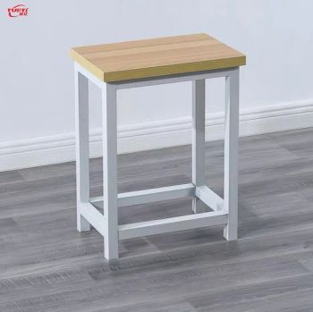 Factory Cheap Commercial Furniture Stool Chair Industrial Metal Square Bar Table Sets Wood Table Top Square Chair - Qingdao Yueyi Intelligent Technology Co., Ltd. - China