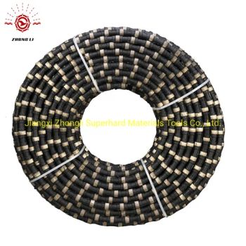 11.0mm Diamond Wire Saw for Granite Quarrying MOQ 20meters Origin Jiangxi Trademark Zhongli Certification Ios9001:2015 Customized Support OEM, ODM - Jiangxi Zhongli Superhard Materials Tools Co., Ltd. - China