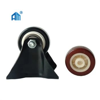 Customized Heavy Duty Caster Wheels with Brake 1.5 Inch Industrial Caster Wheels - Shanghai Angmi New Material Co., Ltd. - China