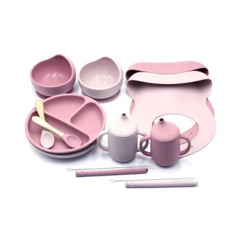 Silicone Feeding Set Color all colors Oem Odm Highly Welcome Material Food Grade Silicone Brand Name Silicone Feeding Set - Agroral import export srl  - Romania