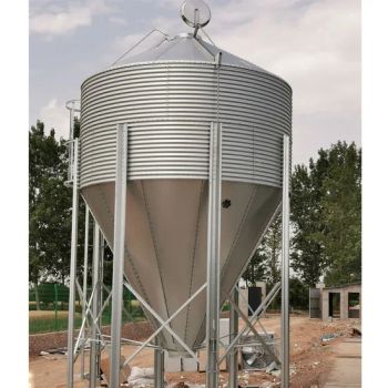 Small Grain Bin Silo De Storage Pellets for Corn Grain Poultry Feed Bins Transport Wheat Silo - Cangzhou help poultry equipment Co., Ltd. - China