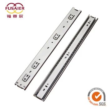 Stainless Steel Slide Rail Kitchen Cabinet Hardware Sliding Telescopic Slide Rails Ball Bearing Drawer Sliders - FOSHAN FUSAIER METAL PRODUCTS CO., LTD. - China