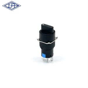Factory Custom 16mm Sp/ Dp Alternate IP40 Rotary Switches with 2 or 3 Positions - Shanghai Yongxing Electronic Switch Co., Ltd. - China
