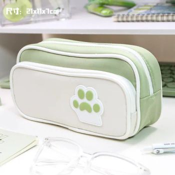 Large Capacity School Pencil Cases Zipper Canvas Storage Pouch Gift Pen Pencil Case Stationery Bag Pouch Travel Pencil Bag - Hangzhou Xianghui Internation Trading Co., Ltd - China