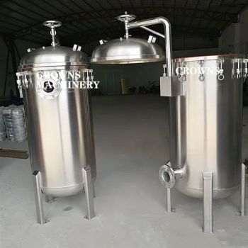 Stainless Steel SS304 Bag Filter Housing with Diatomaceous Earth Wine Filter - Qingdao Crowns Machinery Co., Ltd - China