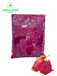 Frozen Dragon fruit Puree Place of Origin Viet - HOA CUONG AGRICULTURAL JSC  - Vietnam