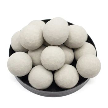 6 mm 17-23% Al2O3 Inert Ball Alumina Ceramic Ball Form Spheres Source Particle Model NO. NX-AIB Effect Filtration HS Code - PingXiang Nanxiang Chemical Packing Co., Ltd. - China