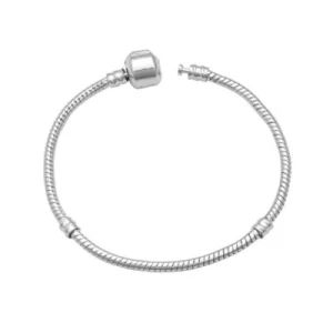 Snake Bracelet Chain Silver Plating European Bead Charm Wristlet Esg13589 - Ningbo Easyget Co., Ltd. - China