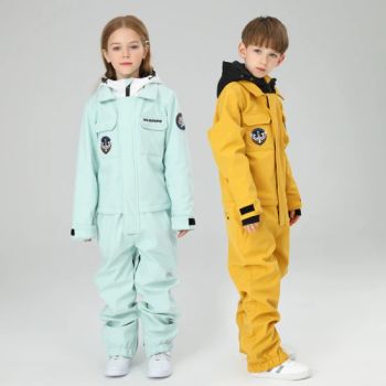 Wholesale High Quality Outdoor Ski Snow Wear Jumpsuits Boys Girls Kids Winter Snowboard Jacket - Xiamen Crownway Apparel Co., Ltd. - China