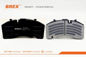 Durable Truck Brake Pads for Sedans and All Kinds of Trucks Position Front Trademark BREX Model NO. 29137 Classification - Yusheng Holdings (Shandong) Co., Ltd. - China