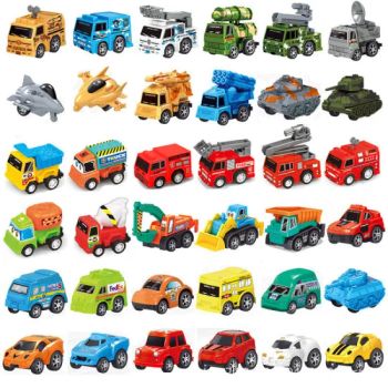 Factory Wholesale Plastic Small Car Cartoon Mini Inertial Return Force Kids Toys - Skylark Network Co., Ltd. - China