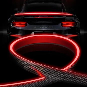 1.2m Universal Carbon Strip Light Brake Reverse DRL Decoration Lights 12V RGB LED Strip Turn Signal Truck LED Car Tail Lights - Guangzhou New Vision New Material Technology Co., Ltd. - China