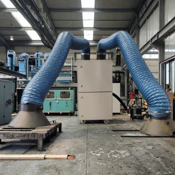 New Customized Industrial Vacuum Cleaner Unit Suitable for Manufacturing Plant Workshops, Dual-Arm Welding Fume Air Purifier - Botou Xintian Environmental Protection Equipment Co., Ltd. - China