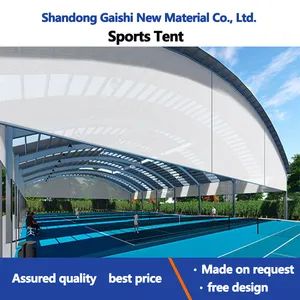 Basketball & Outdoor Padel Court PVDF Tensioned Membrane Canopies PVC Tent Roof - Shandong Gaishi New Material Co., Ltd. - China