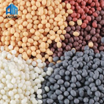High Quality Cream Biege Hot Melt Glue/Adhesive/Granules for PVC Edge Banding Tapes - Shanghai Angmi New Material Co., Ltd. - China