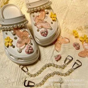 Crocs Wholesale Accessories, Crocs Accessories, Retro Plastic Buckles, DIY Pearl Shoes, Flower Chains, Decorations, Dropshipping - Shishi Jieli Creative Trading Co., Ltd. - China