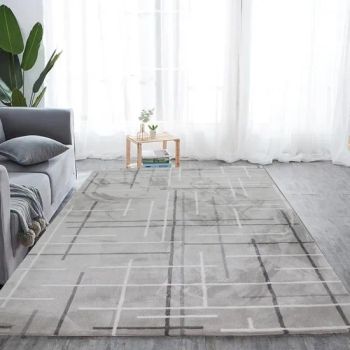 Line Art Carpet Home Rugs Floor Carpets Hotel Rug Model NO. 1117 HS Code 5703100000 Thickness 13mm, 13mm Design Modern, - Foshan Shengyibo Carpet Co.,Ltd. - China