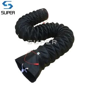 Anti Static and Explosive Proof Wire Supported Flexible Blower Duct with Conductive Clips - Foshan Senpeng Ventilation Co., Ltd. - China