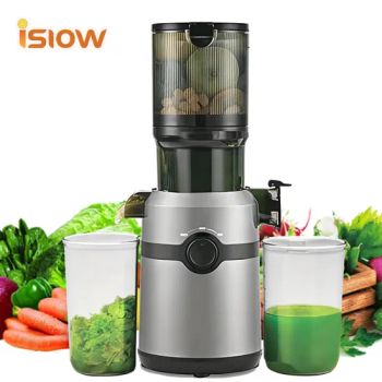 Sj-029 Electric Big Mouth Fruit Vegetable Juicer Machine Orange Citrus Cold Press Slow Juicer Extractor Machine - Islow Electric (Zhongshan) Co., Ltd - China