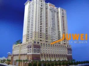 Architectural Scale Model Making of Tower Building (JW-40) Model NO. JW-40 Trademark Juwei HS Code 9023009000 Type Display - Shanghai Juwei Scale Model Co., Ltd. - China