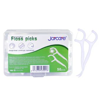 Wholesale Portable Box Dental Flossers Toothpick 50PCS Disposable Mint Floss Pick - Yangzhou Joycare Dental Products Co., Ltd. - China