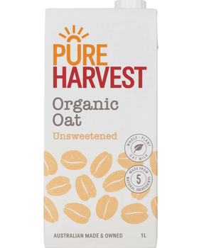 Pure Harvest - Soy Milk - Almonds Milk - Oat Milk Organic Packaging Box Specification 1L Address Australia Shelf Life 12 - Pataza Pty Limited - Australia