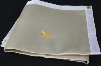 High Temperature Fabrics Vermiculite Coated Fiberglass Cloth for Welding Protection - SUNTEX COMPOSITE INDUSTRIAL CO., LTD. - China