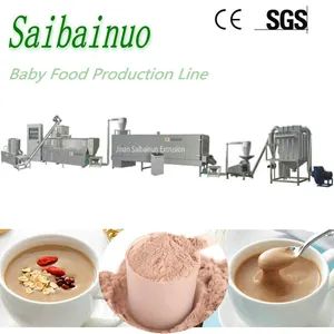 Nutritional Powder Baby Food Production Machine Origin China Model NO. SLG HS Code 84388000 Function Extrusion Trademark Saibainuo - Jinan Saibainuo Extrusion Machinery Co., Ltd. - China