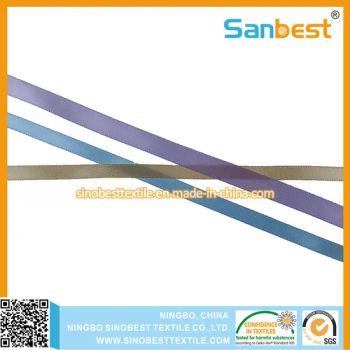 Beautiful Polyester Package Satin Ribbons for Xmas Box Width 12mm Style Single Face Trademark Sanbest Type Ribbon Spool HS Code - Ningbo Sinobest Textile Company Limited - China