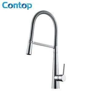 Factory Brass Kitchen Sink Faucet Classic Mixer Single Handle Faucet - Foshan Contop Bathroom Co., Ltd. - China